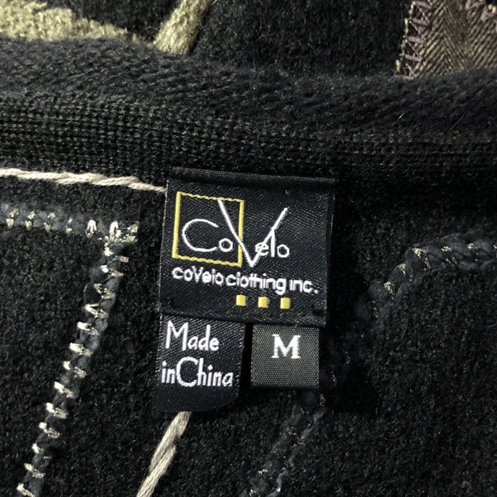 Covelo Patchwork Button-Up Wool Blend Cardigan Sw… - image 5